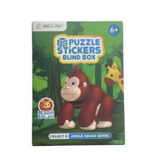 3.99 SAFARI PUZZLE STICKERS BLIND BOX 