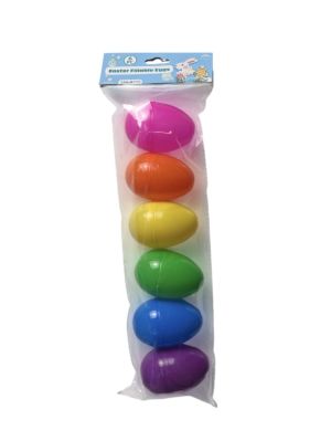 1.99 EASTER FILLABLE EGGS 6 COUNT