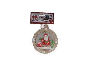 1.99 WOODEN ORNAMENT 3ASTD LIGHT UP