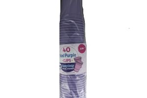 2.99 ICE PURPLE CUPS HEAVY DUTY 40 CUPS 16 OZ