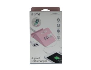 7.99 IHOME 4 PORT USB CHARGER