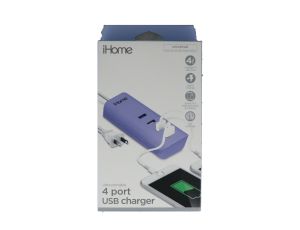 7.99 IHOME 4 PORT USB CHARGER