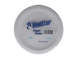 BLUE STAR PAPER PLATES 8.5 INCH 15 PCS