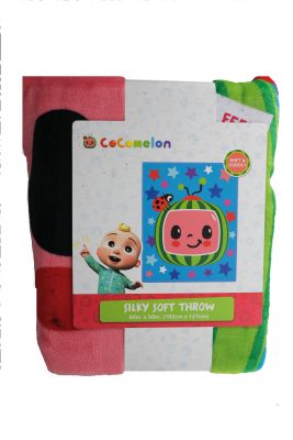 9.99 COCOMELON SILKY SOFT THROW 