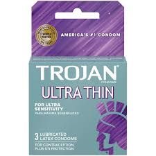 2.99 TROJAN ULTRA THIN CONDOM 3 PACK