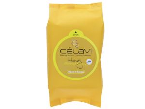 Celavi Honey Makeup Remover Cleansing Wipes 30 Sheets  