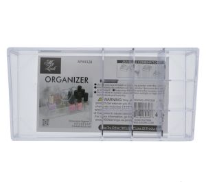 TEMPURED PLASTIC 10 SECTION ORGANIZER  