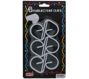 TABLECOVER CLIPS 6CT  