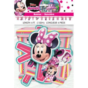 DISNEY MINNIE MOUSE BANNER  