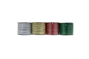 1.99 XMAS RIBBON 10YRD X 10MM 4ASTD