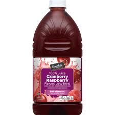 1.99 CRANBERRY RASPBERRY JUICE 64 FL OZ