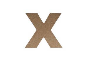 X WOODEN LETTER