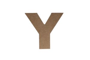 Y WOODEN LETTER