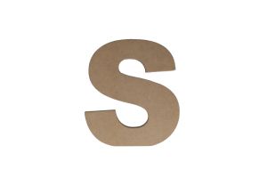 S WOODEN LETTER