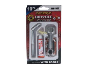 BICYCLE REPAIR KIT WITH TOOLS