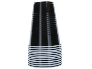 BLACK CUP 16 OZ 12 CT  