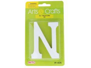  -#N 11CM WHITE WOOD NUMBER-N XXX  