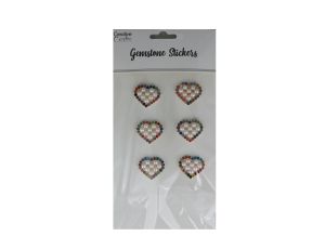 HEART GEMSTONE STICKERS