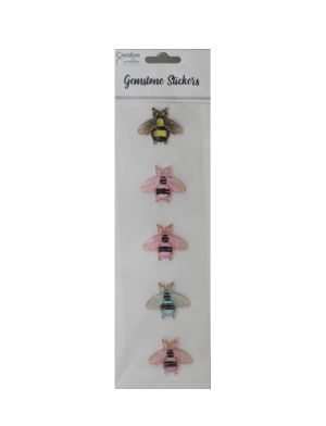 BEE GEMSTONE STICKERS