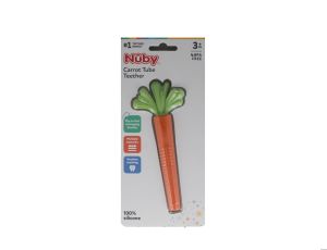 3.99 NUBY CARROT TUBE TEETHER 