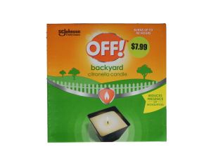 9.99 OFF BACKYARD CITRONELLA CANDLE