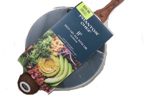 24.99 PHANTOM CHEF 11 INCH DEEP FRY PAN WITH LID