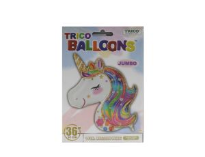 5.99 UNICORN 36 INCH MYLAR BALLOON