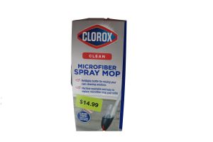 14.99 CLOROX CLEAN MICROFIBER SPRAY MOP