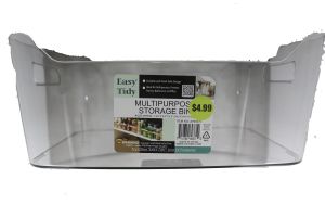 4.99 MULTIPURPOSE STORAGE BIN 13.6 X 9.4 X 5.5 INCH