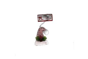 1.99 LACE SANTA HAT RED/WHITE 3ASTD