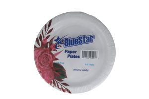 BLUESTAR PAPER PLATES 15 PCS 8.5 INCH