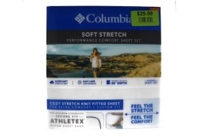 29.99 COLUMBIA 4 PC SHEET SET