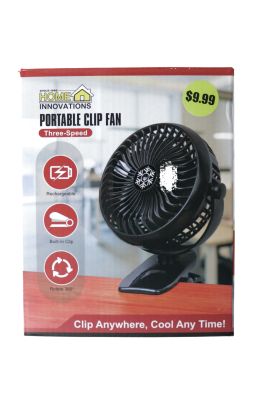 9.99 PORTABLE CLIP FAN