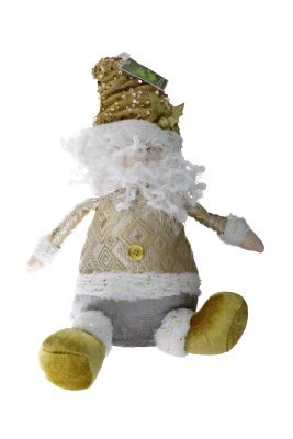 12.99 STANDING GOLD SANTA