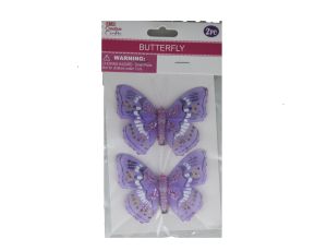 PURPLE BUTTERFLY 2 PC