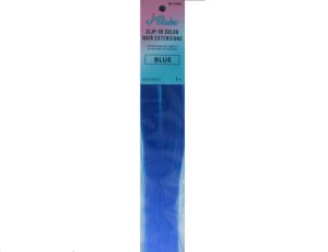 BLUE CLIP IN TINSEL HAIR EXTENSIONS