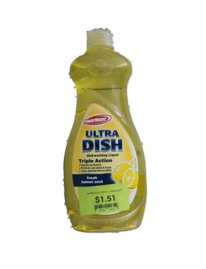 ULTRA DISH FRESH LEMON ZEST DISHWASHING LIQUID