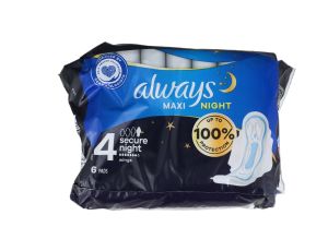 2.99 ALWAYS NIGHT 6 PADS