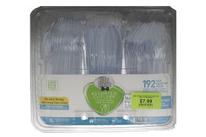 7.99 IDEAL DINING ASSORTED CUTLERY 192 PACK