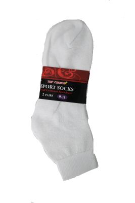 9-11 SOCKS ANKLE WHITE  