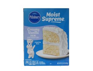 1.99 PILLSBURY CREAMY VANILLA CAKE MIX