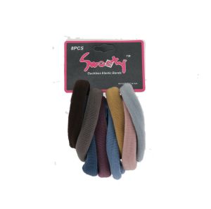 8 PACK ELASTIC HAIR TIE