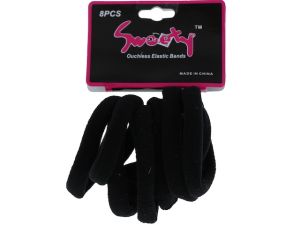 RUBBERBANDS BLACK 8PC  