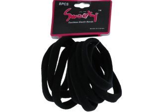 RUBBERBAND BLACK 8PC  