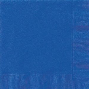 ROYAL BLUE LUNCHEON NAPKINS  