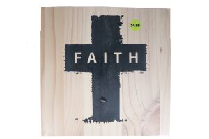 4.99 FAITH WOODEN DÉCOR