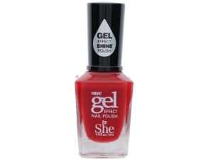 DEEP RED NAIL POLISH  