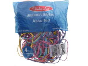 RUBBER BANDS ASST BANDS AND COLOR  