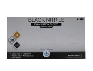 7.99 SMALL BLACK NITRLE EXAMINATION GLOVES