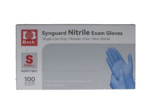 4.99 SMALL SYNGUARD NITRILE EXAM GLOVES